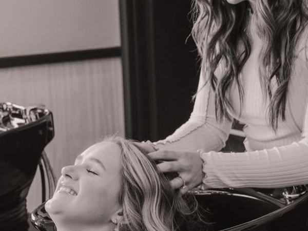 Event styling in the chair at Mane Escape Studio