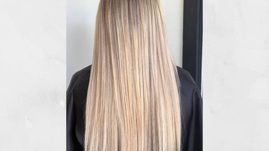 JZ Styles hand-tied wefts sewn in by Emily Campbell at Mane Escape Studio