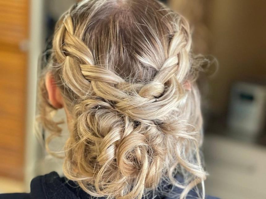 A post-wedding hair transformation